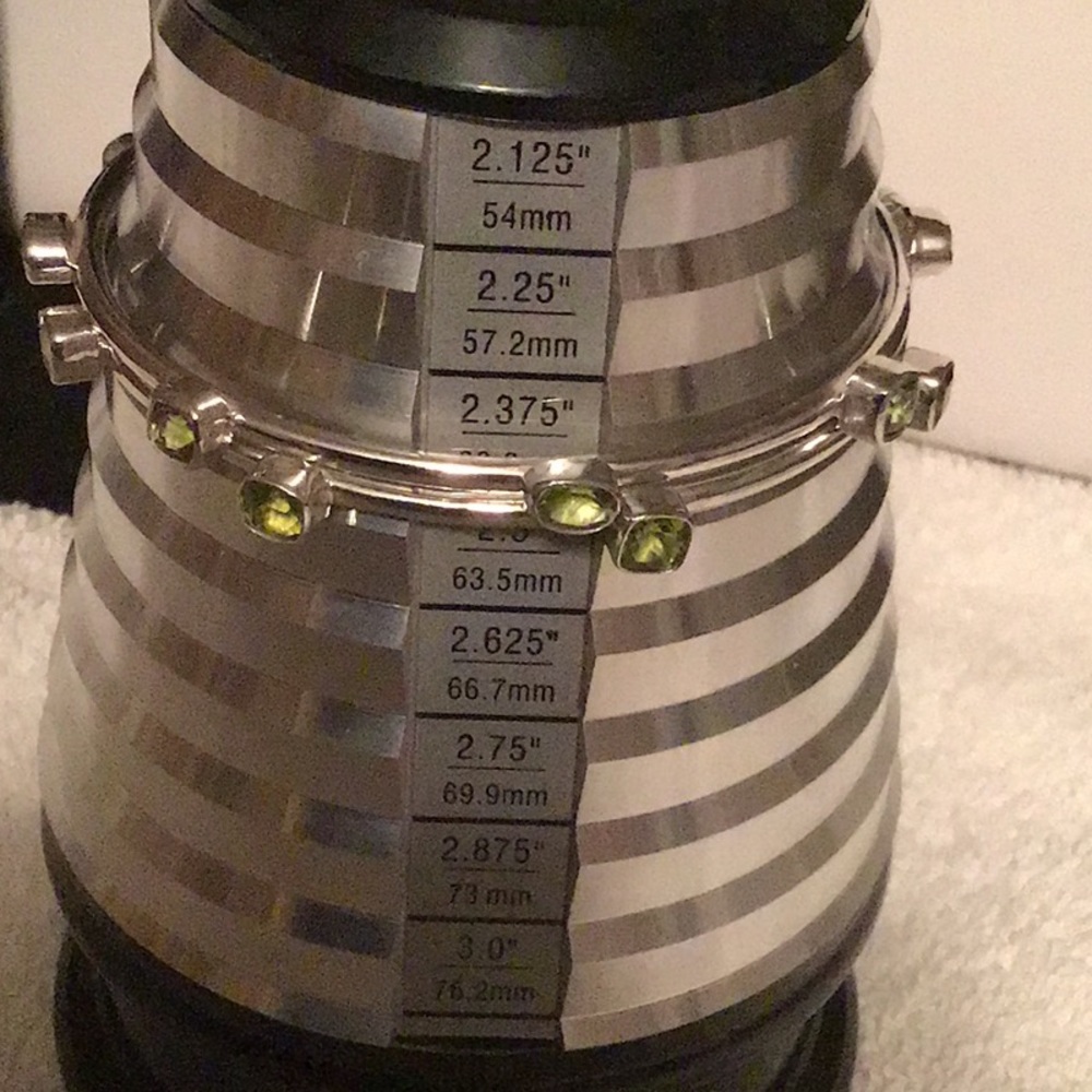 Sterling Silver Multi-Gemstone Bangles - image 3